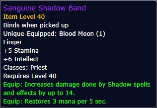 Sanguine Shadow Band wow sod phase 2